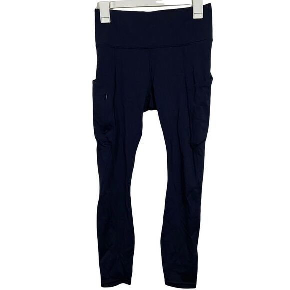 Athleta High Waisted Pocket Activewear Leggings - Picture 1 of 3